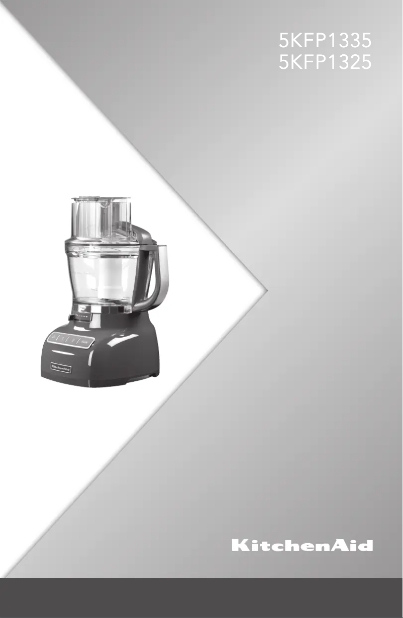 Page n°1 - Manuel utilisateur KitchenAid 5KFP1335
