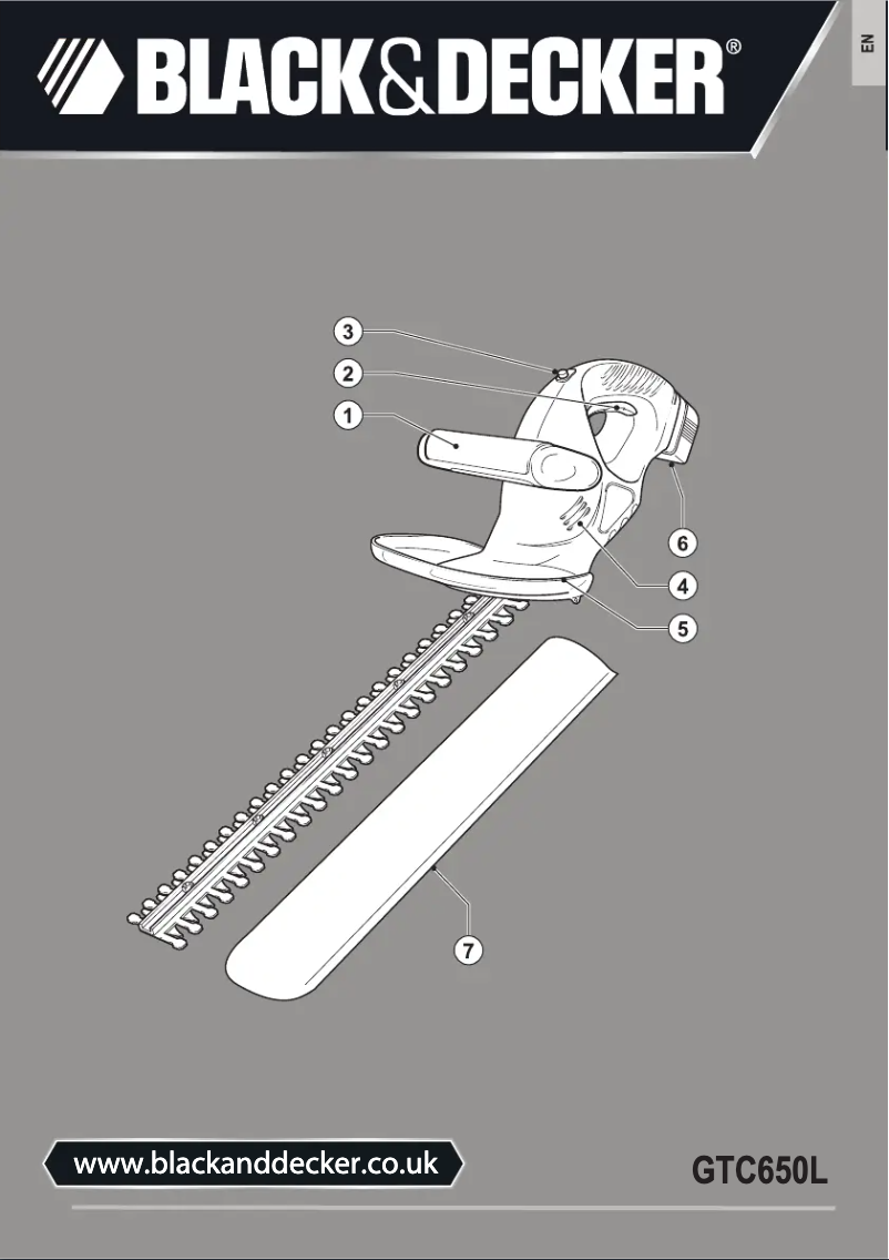 Image de la première page du manuel de l'appareil GTC650L