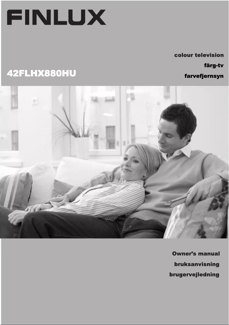 Image de la première page du manuel de l'appareil 42FLHX880HU