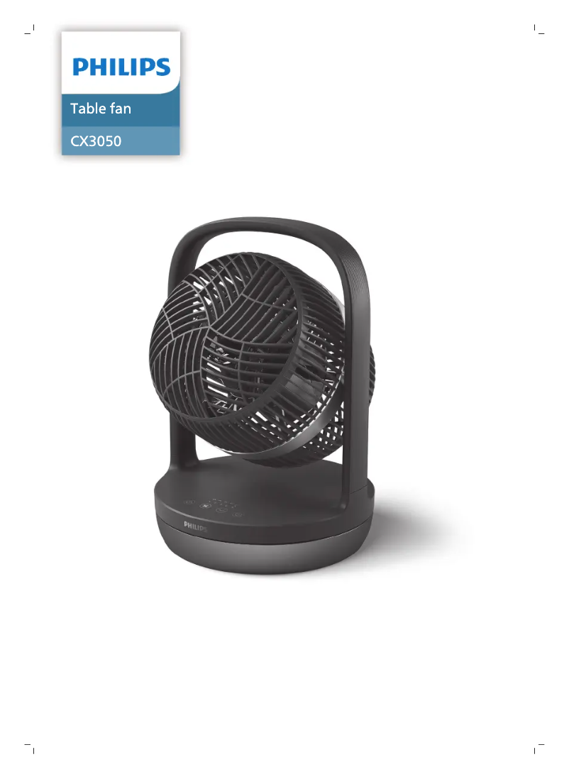 Image de la première page du manuel de l'appareil CX3050