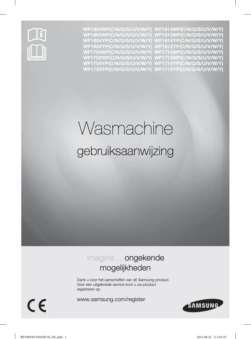 Image de la première page du manuel de l'appareil WF1804YPV2