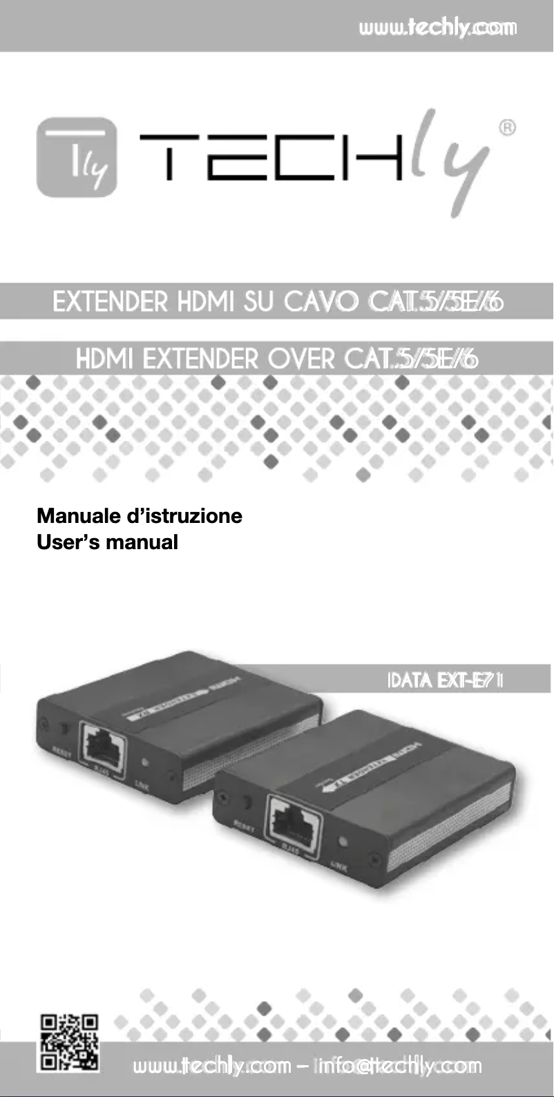 Page n°1 - Manuel utilisateur Techly IDATA EXT-E71