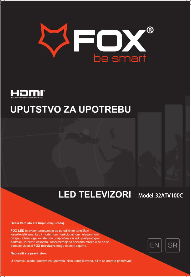 Imagen de la primera página del manual del dispositivo 32ATV100C