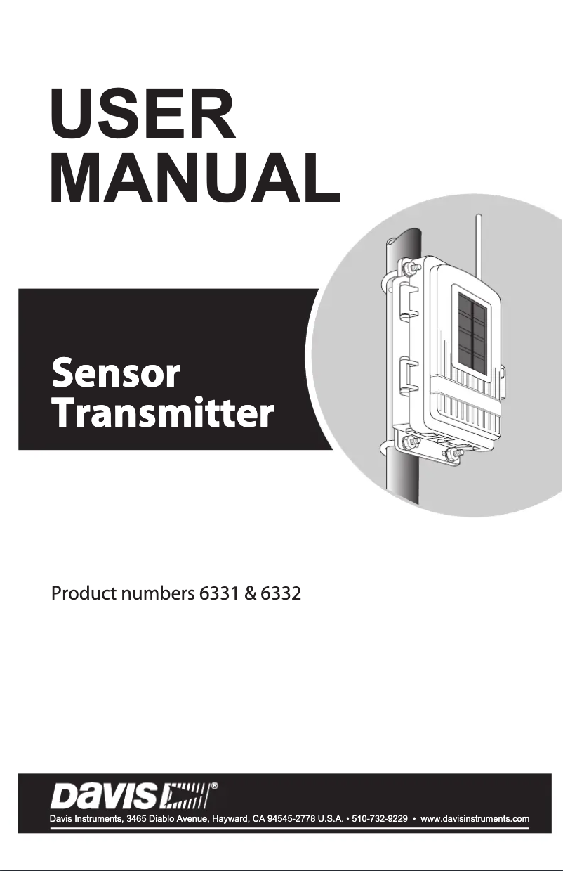 Page n°1 - Manuel utilisateur Davis DAV-6332