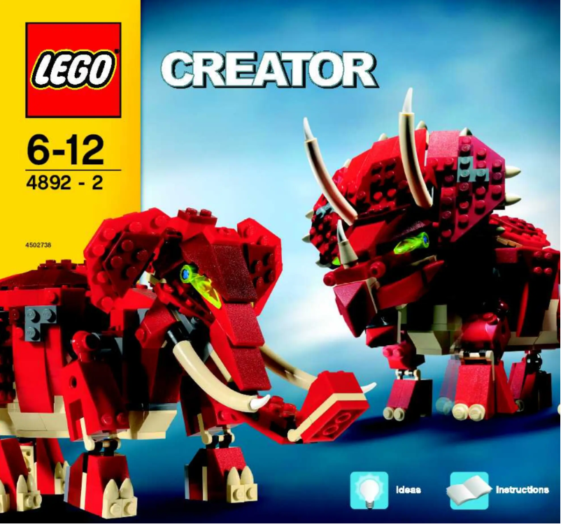 Page 1 de la notice Manuel utilisateur Lego Creator 4892