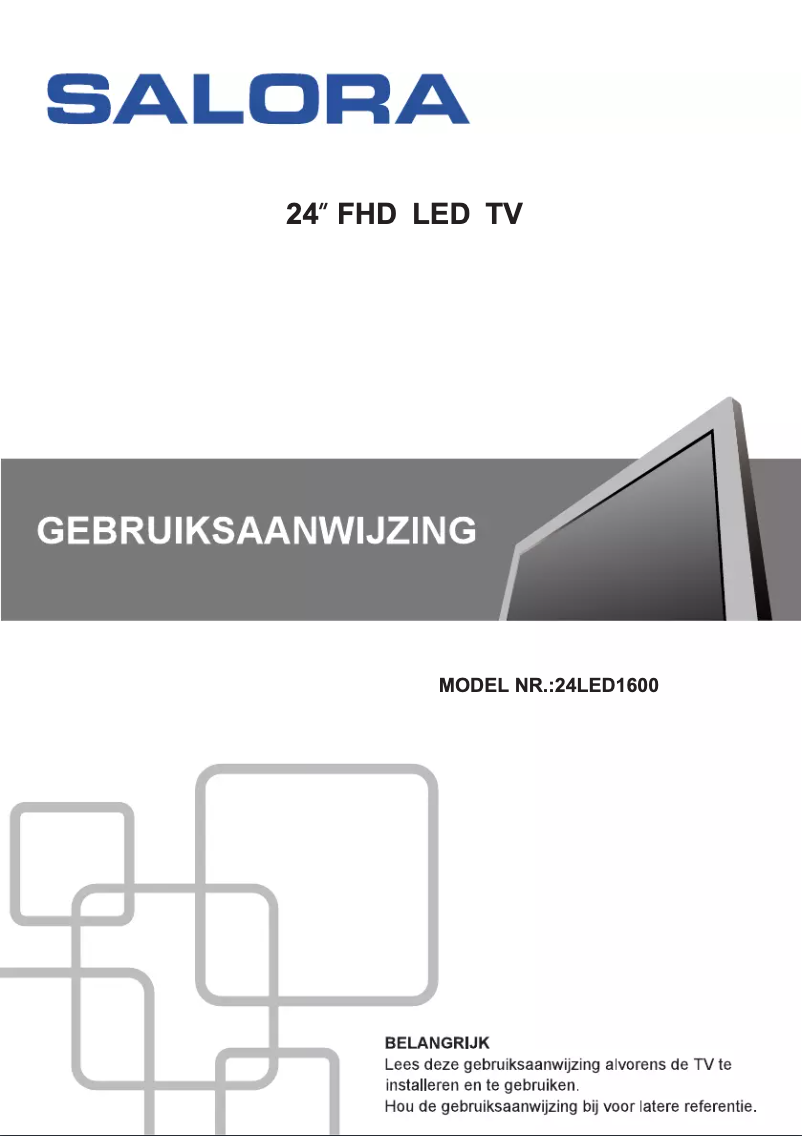 Image de la première page du manuel de l'appareil 24LED1600