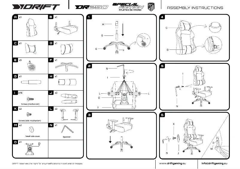 Página 1 del manual Manual de usuario Drift DR250