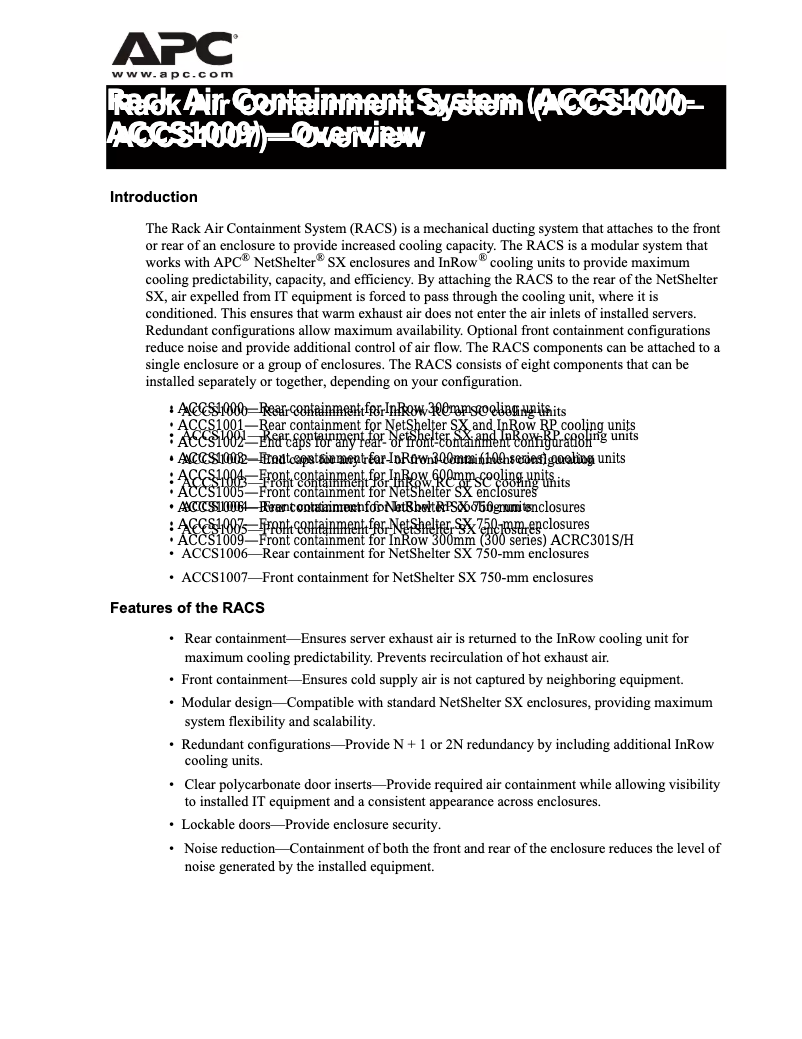 Image de la première page du manuel de l'appareil ACCS1009