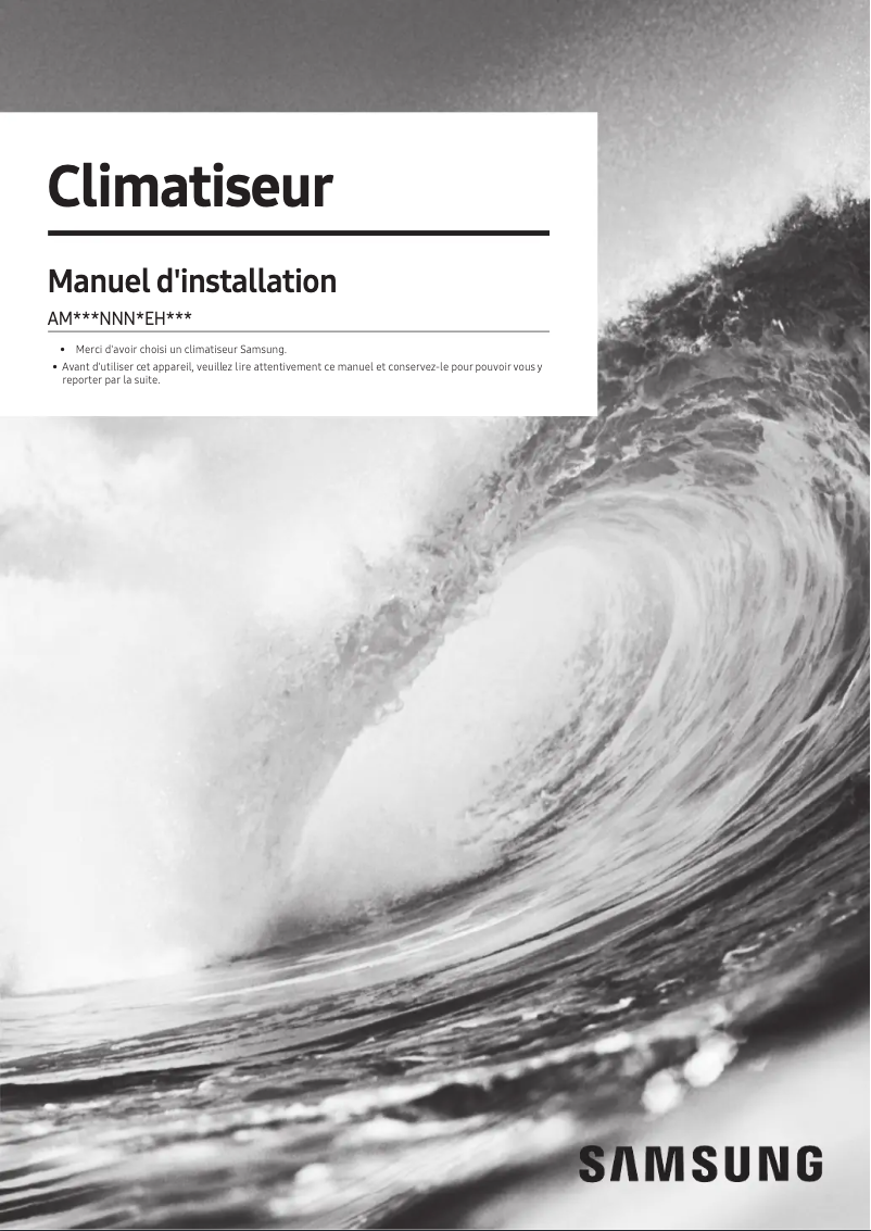 Page n°1 - Guide d'installation Samsung AM060NNNDEH