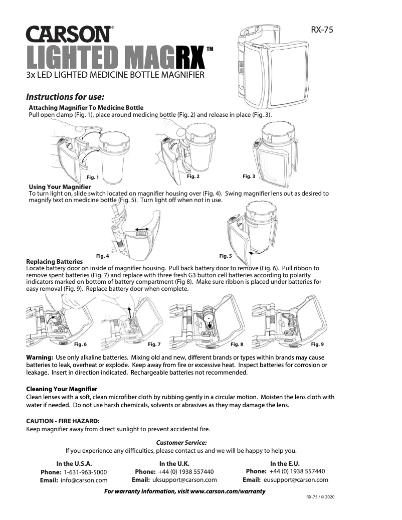 Image de la première page du manuel de l'appareil MagRX