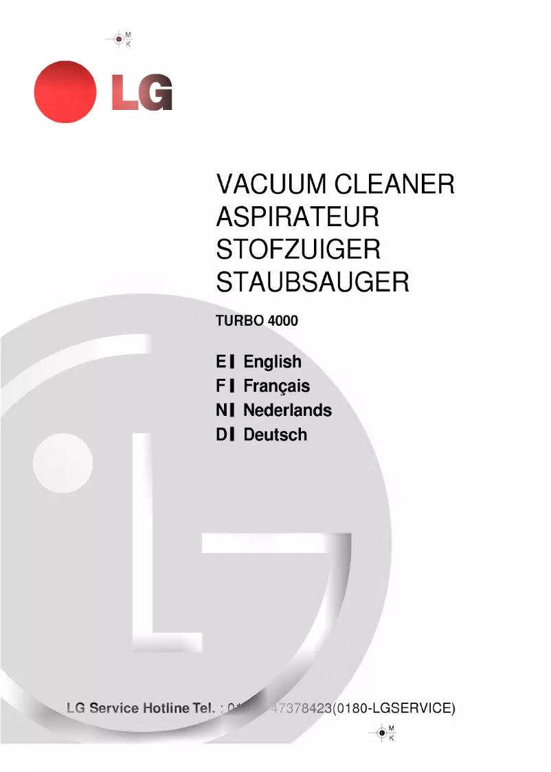 Page n°1 - Manuel utilisateur LG V-2620TE