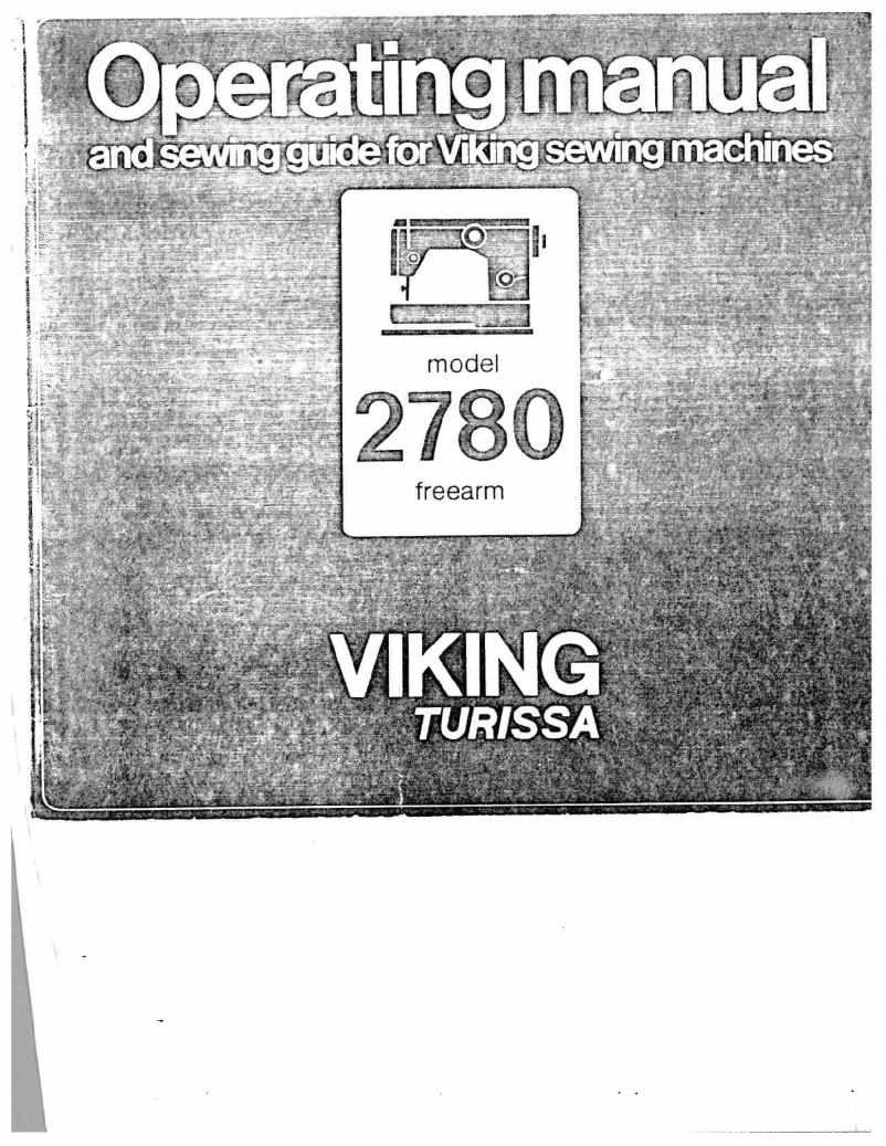 Image de la première page du manuel de l'appareil Turissa 2780