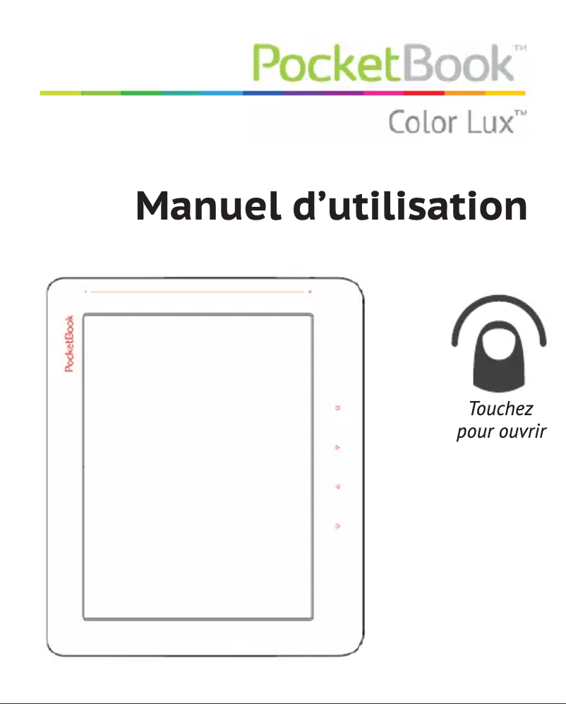 Page 1 de la notice Manuel utilisateur PocketBook Color Lux