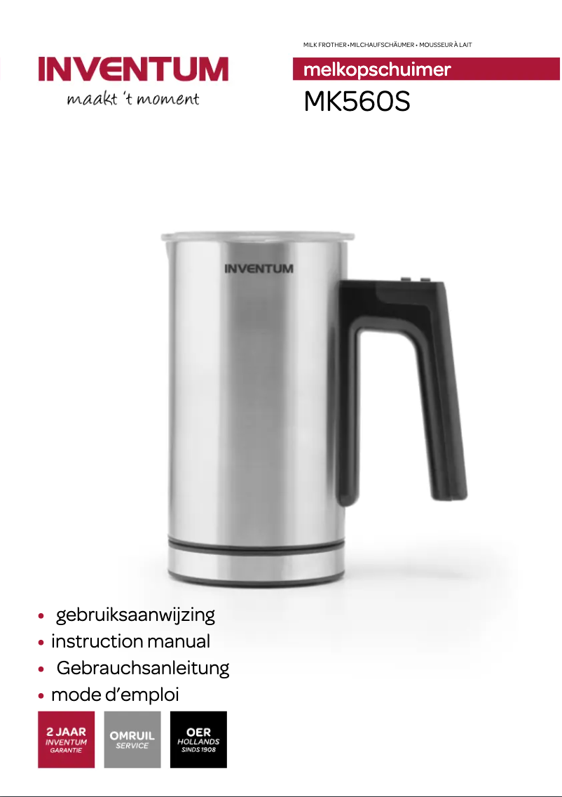Page n°1 - Manuel utilisateur Inventum MK560S