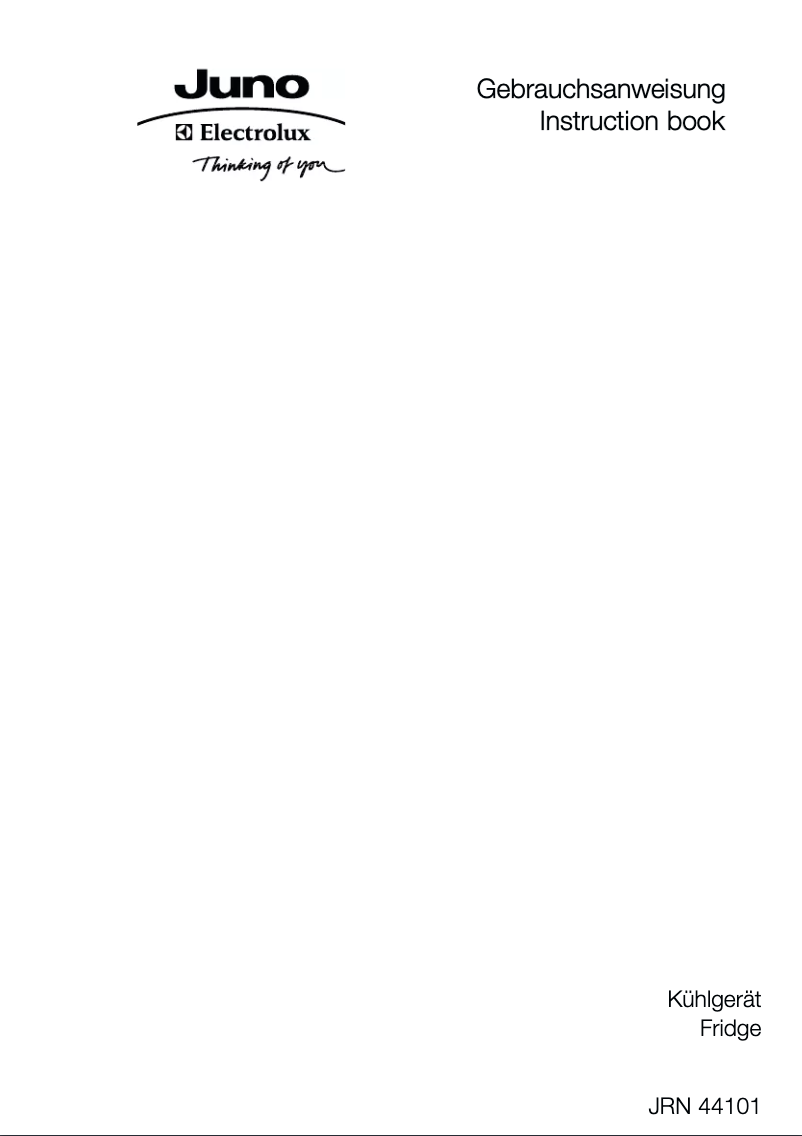 Image de la première page du manuel de l'appareil JRN44101