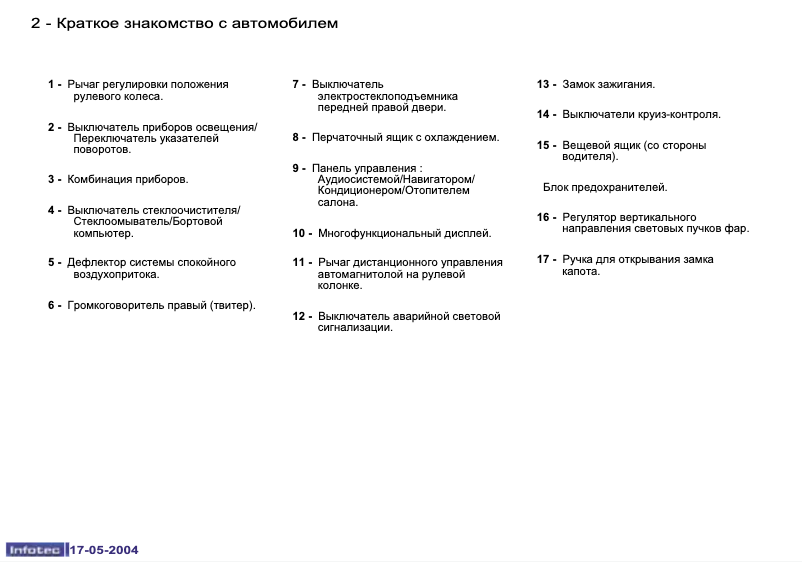 Image de la première page du manuel de l'appareil 407 (2004)
