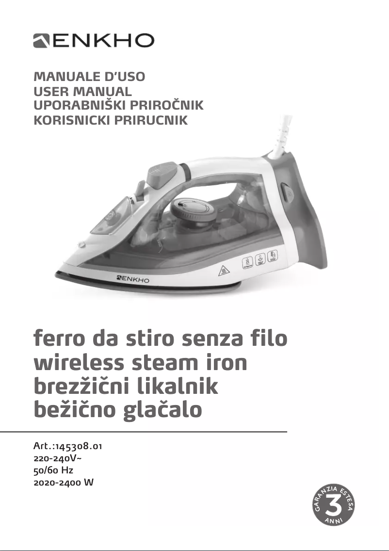 Image de la première page du manuel de l'appareil 145308.01