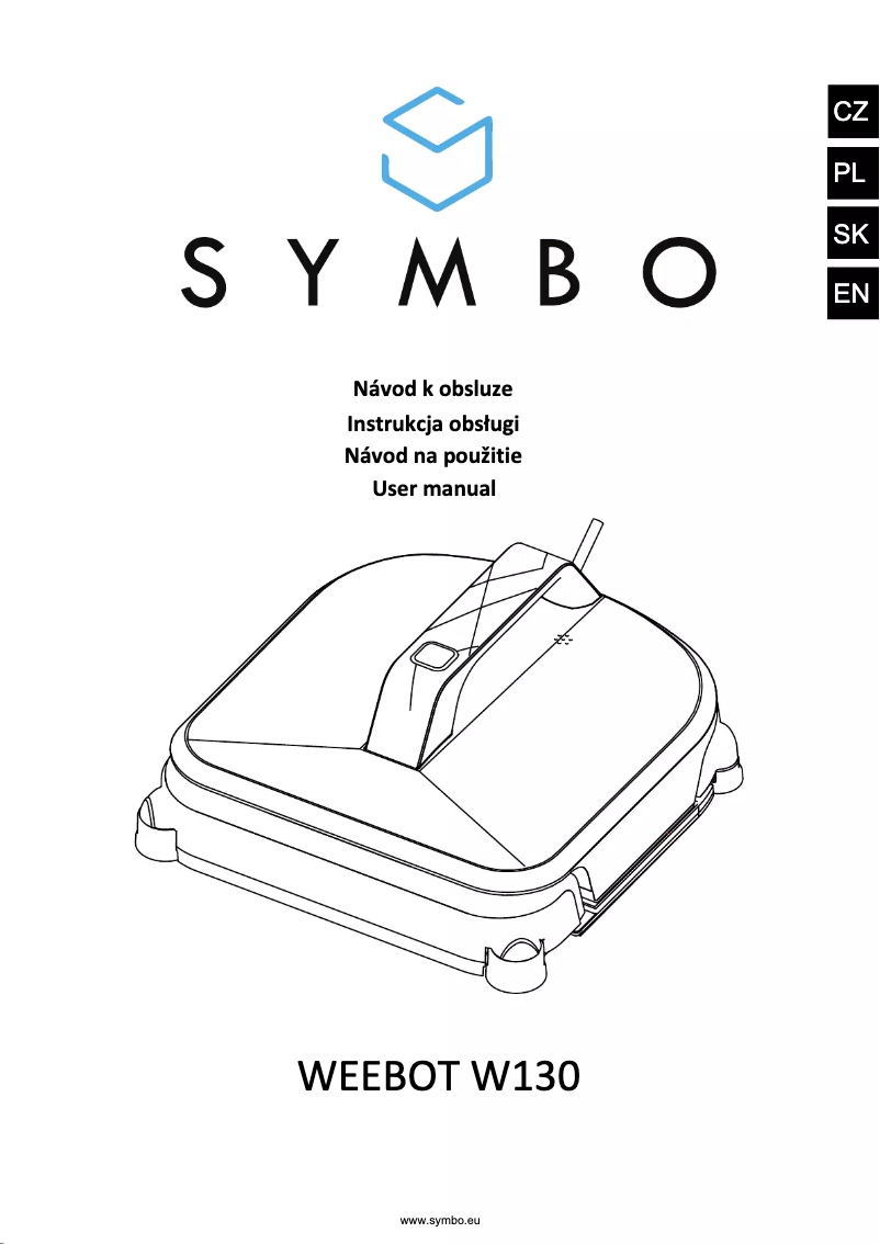 Página 1 del manual Manual de usuario Symbo WEEBOT W130