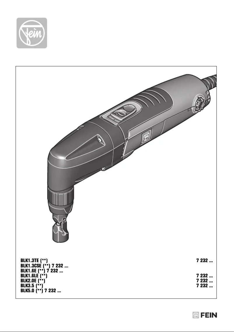 Image de la première page du manuel de l'appareil BLK 1.3 TE
