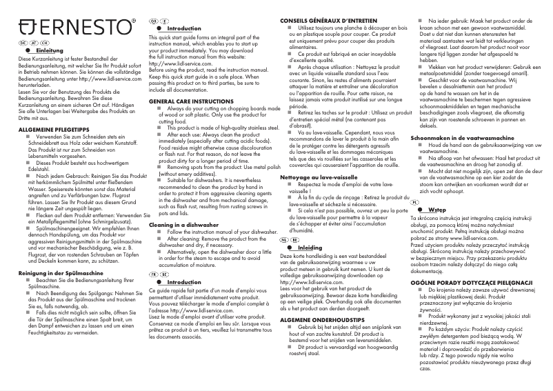 Image de la première page du manuel de l'appareil HG01140