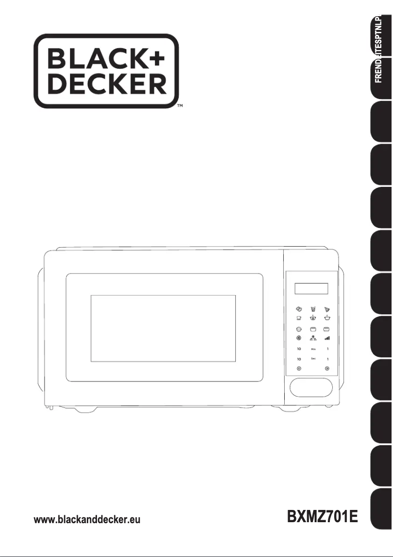 Page n°1 - Manuel utilisateur Black & Decker BXMZ701E