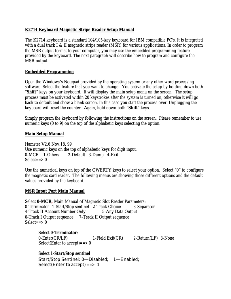 Imagen de la primera página del manual del dispositivo K2714U