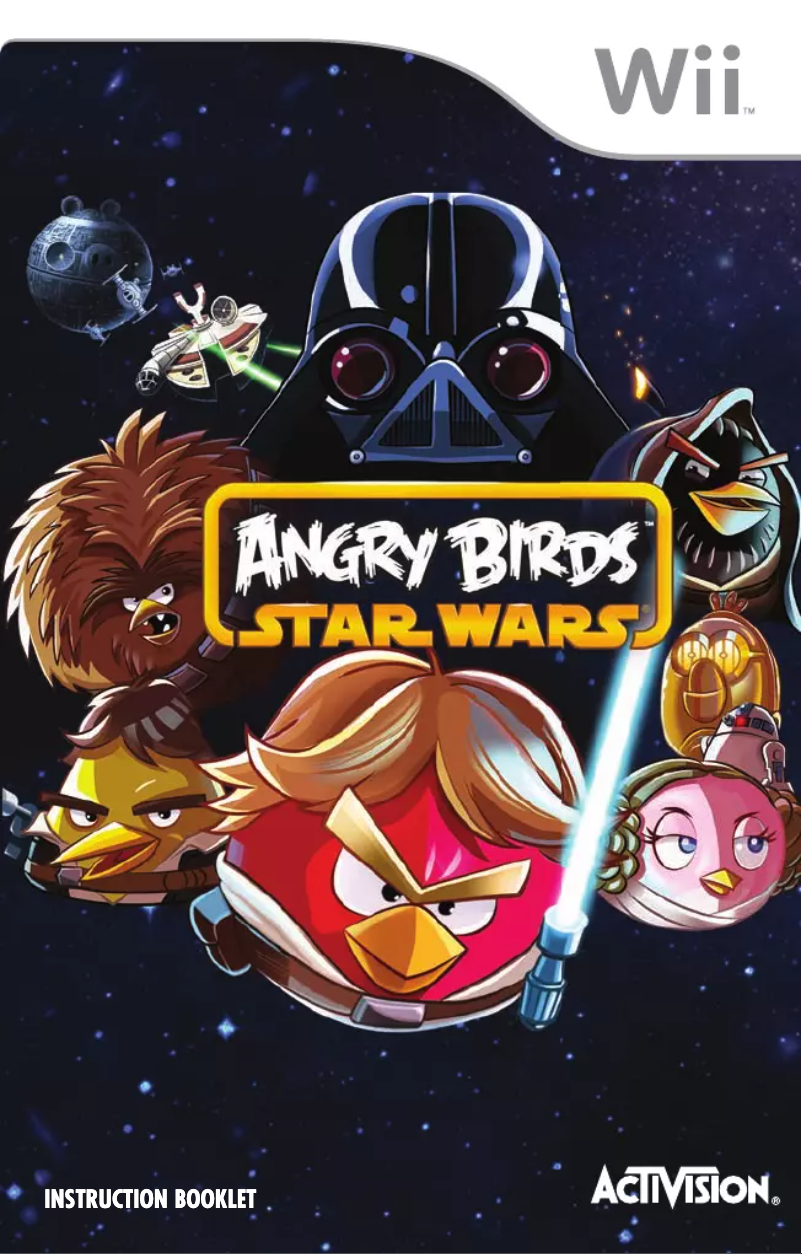 Page 1 de la notice Manuel utilisateur Nintendo Angry Birds - Star Wars (Wii)
