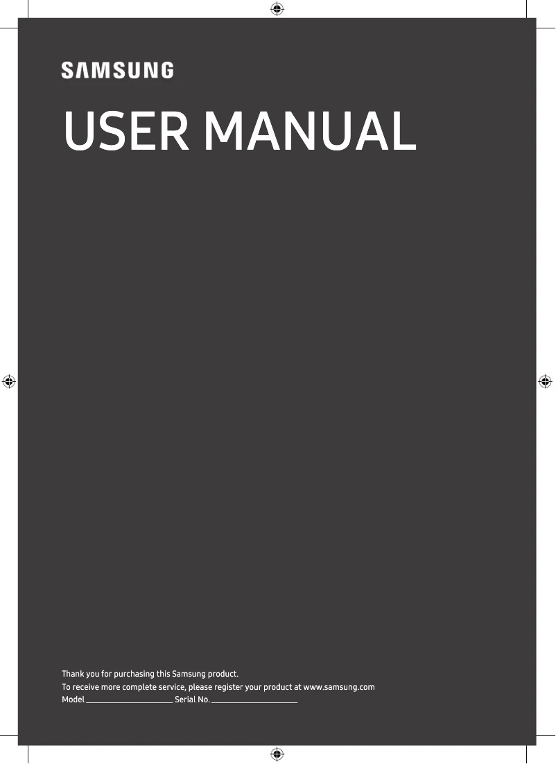 Page n°1 - Manuel utilisateur Samsung 55QN85A