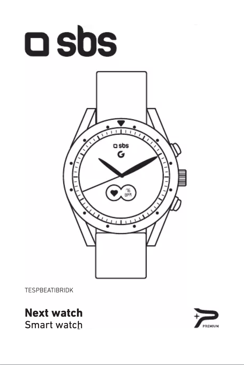 Page 1 de la notice Manuel utilisateur SBS Next watch