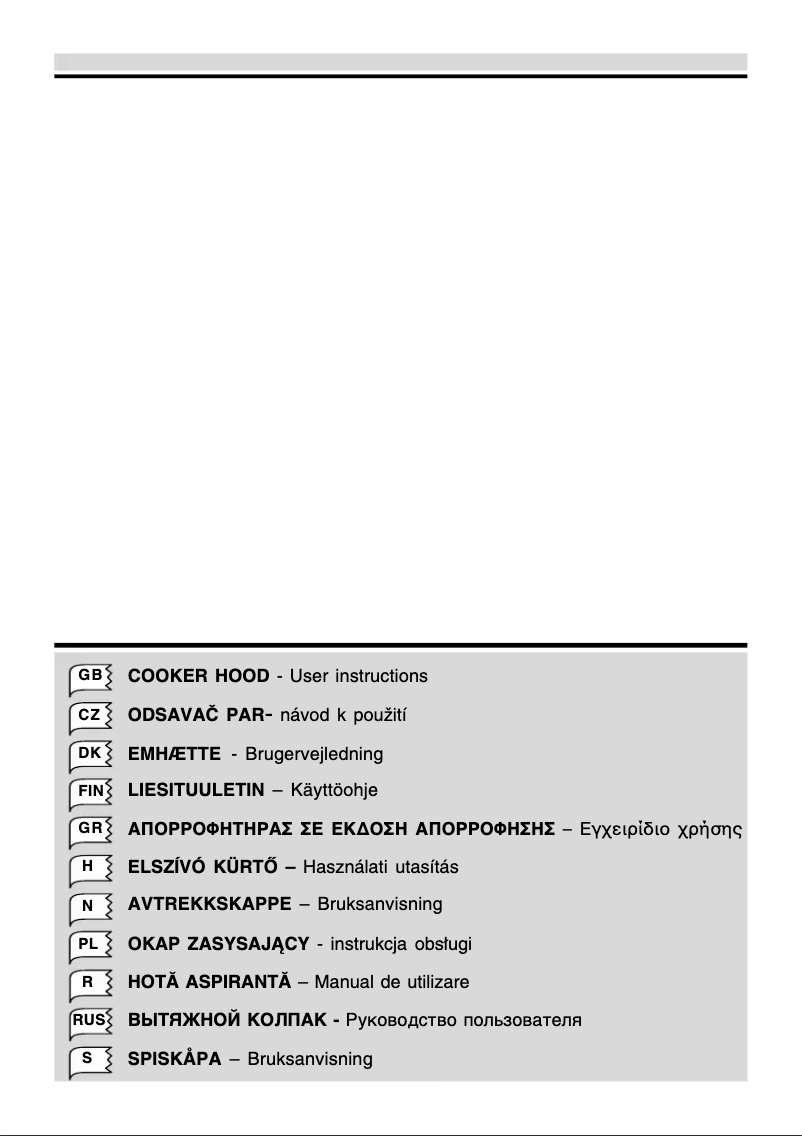 Image de la première page du manuel de l'appareil MG60GLASS