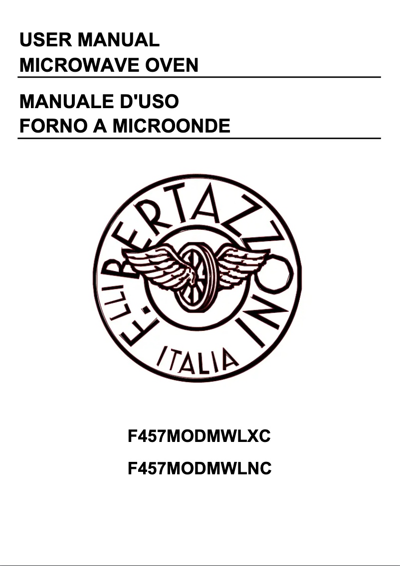 Page n°1 - Manuel utilisateur Bertazzoni F457MODMWLXC