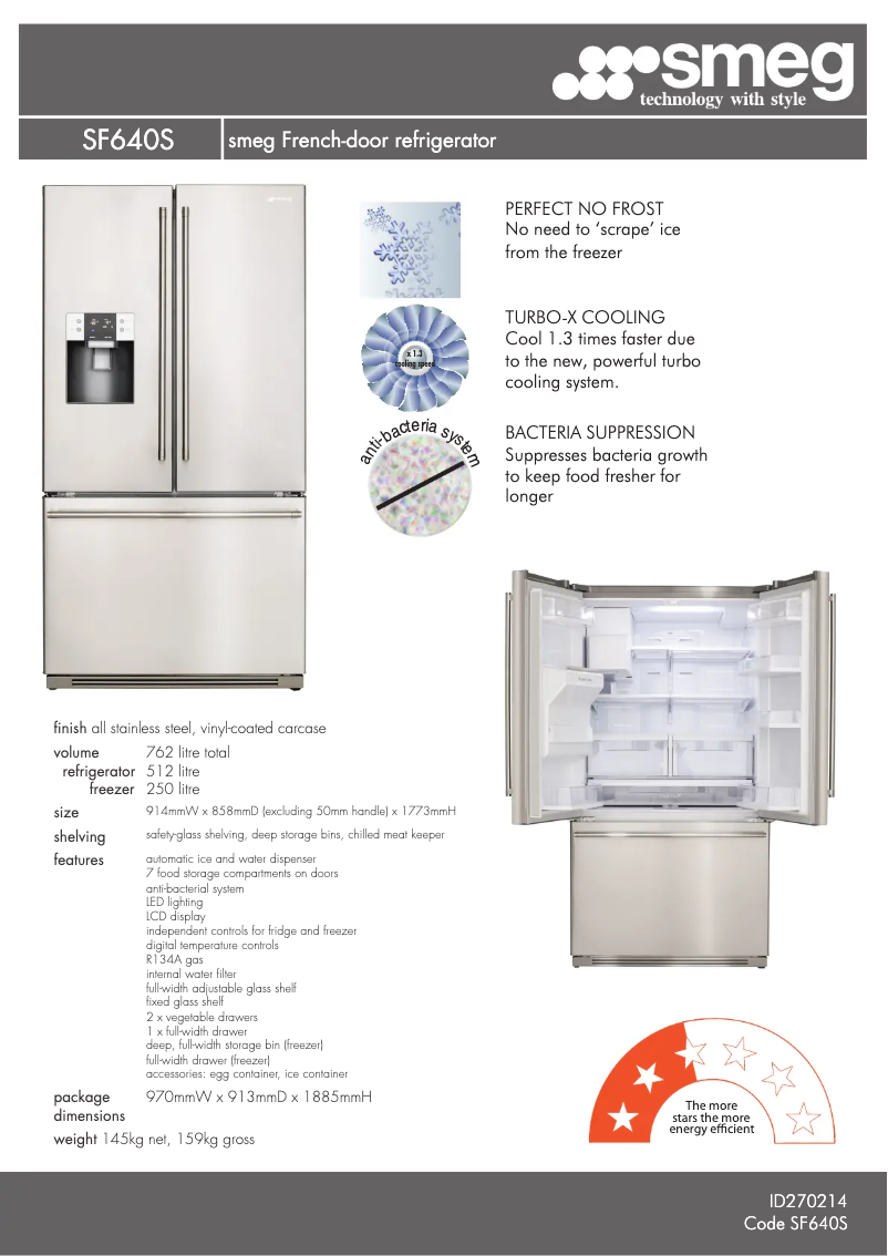 Image de la première page du manuel de l'appareil SF640S