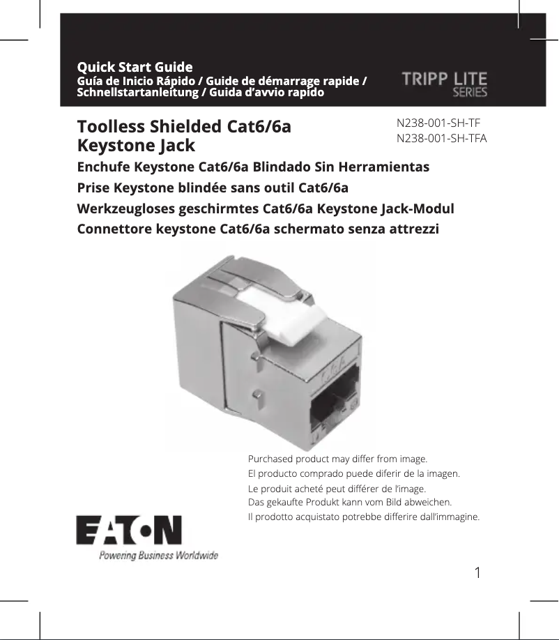 Image de la première page du manuel de l'appareil N238-001-SH-TFA