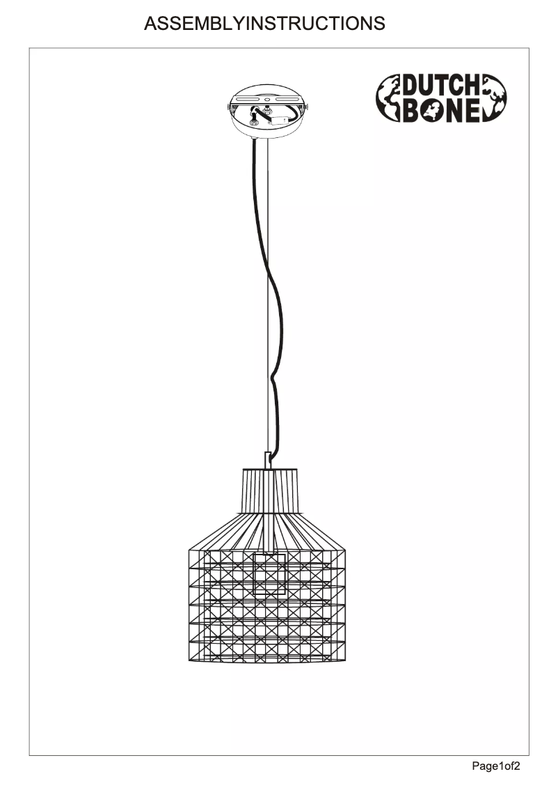 Image de la première page du manuel de l'appareil Jim Wide