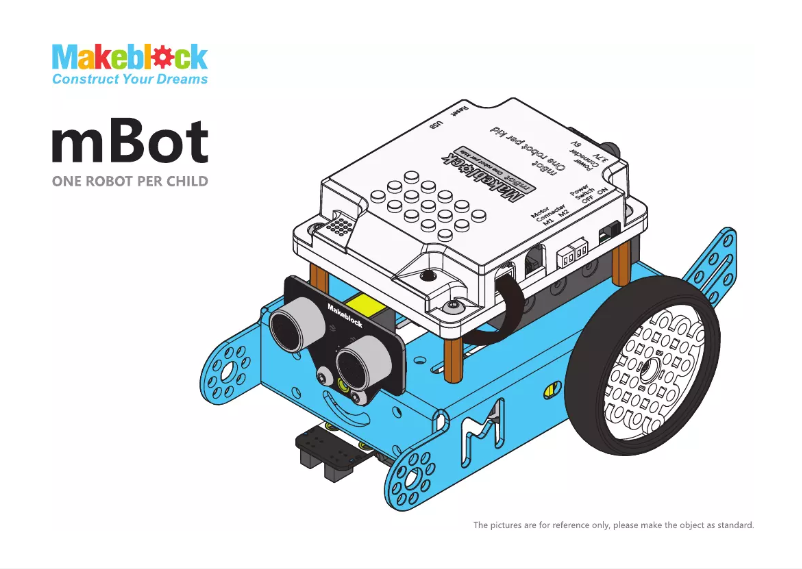 Page 1 de la notice Manuel utilisateur Makeblock mBot v1.1 Bluetooth