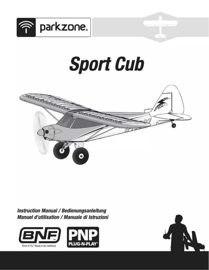 Page n°1 - Manuel utilisateur ParkZone Super Cub PNP