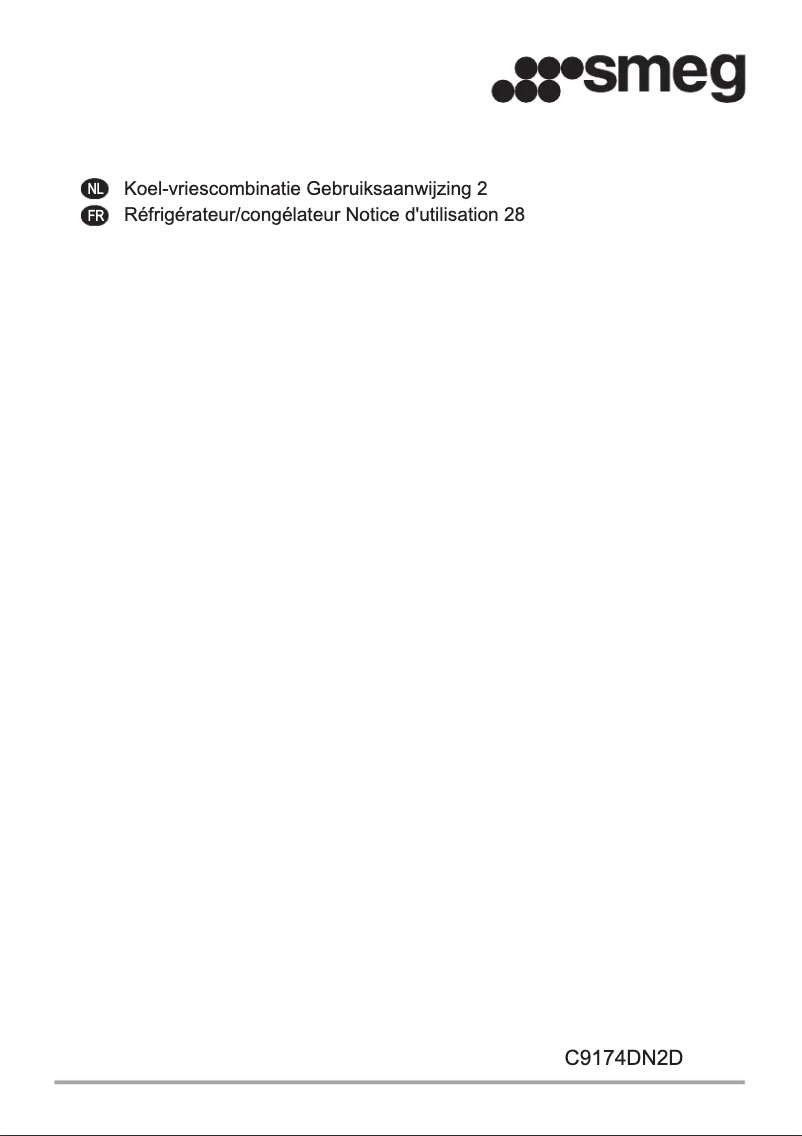 Page 1 de la notice Manuel utilisateur Smeg C9174DN2D