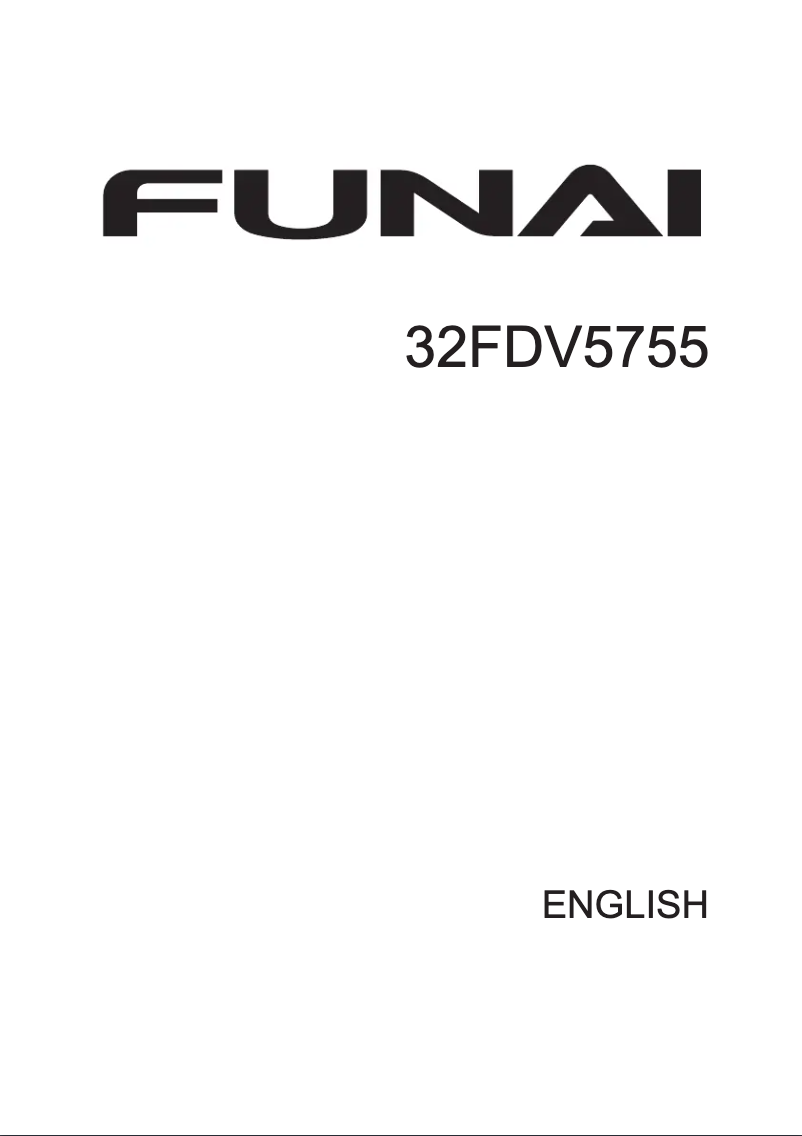 Page 1 de la notice Manuel utilisateur Funai 32FDV5755
