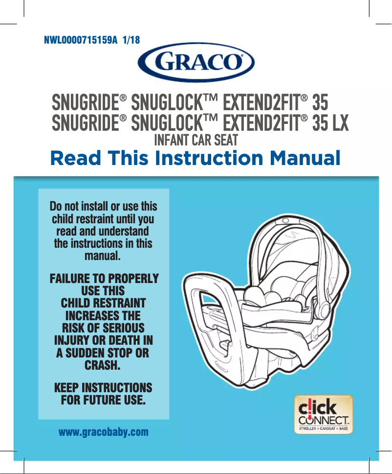Image de la première page du manuel de l'appareil SnugRide SnugLock Extend2Fit 35