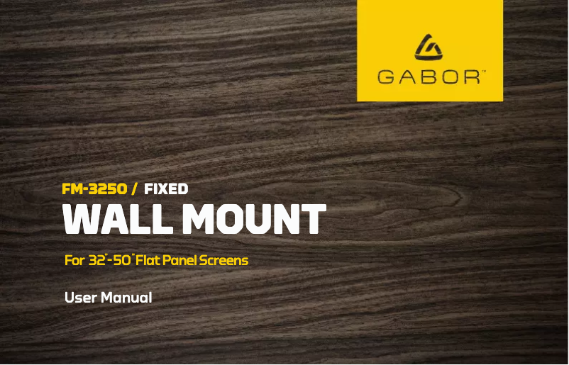 Page 1 de la notice Manuel utilisateur Gabor FM-3250