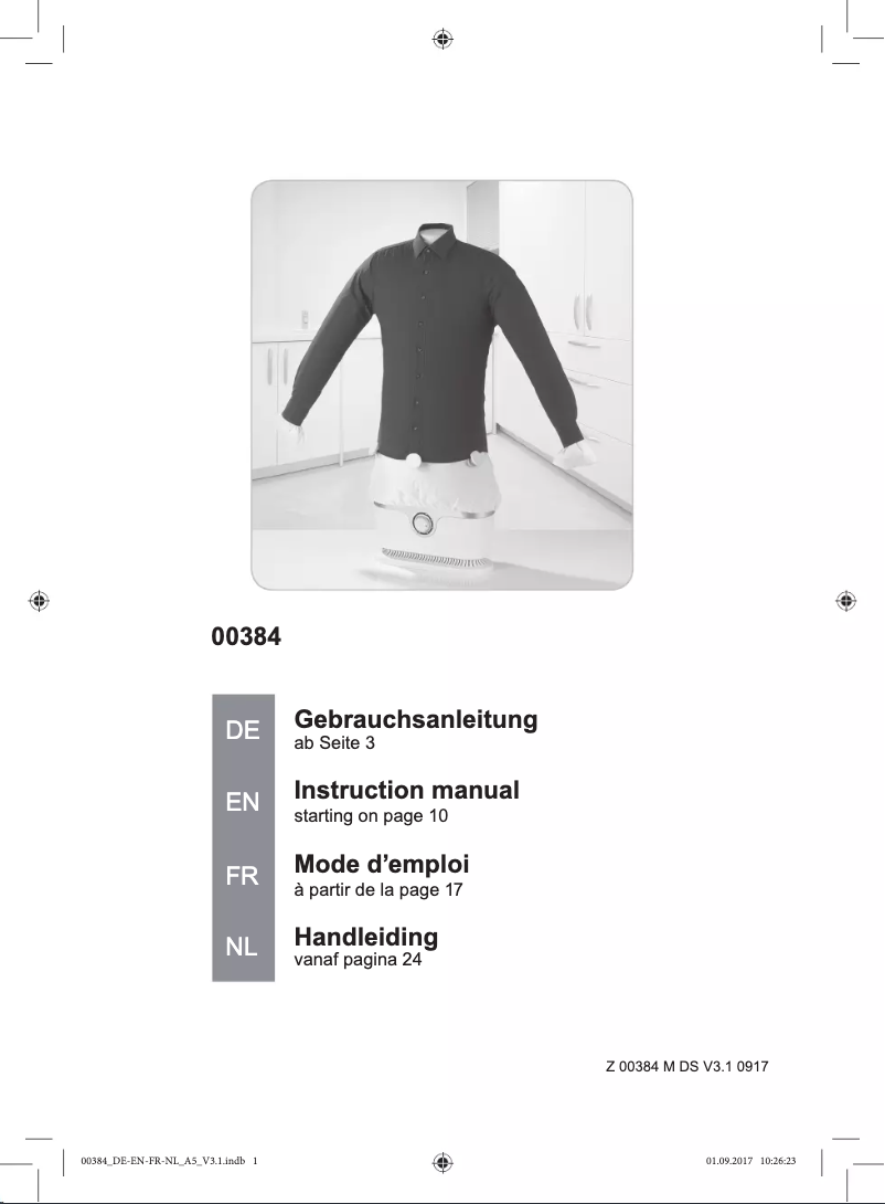 Página 1 del manual Manual de usuario Cleanmaxx 00384