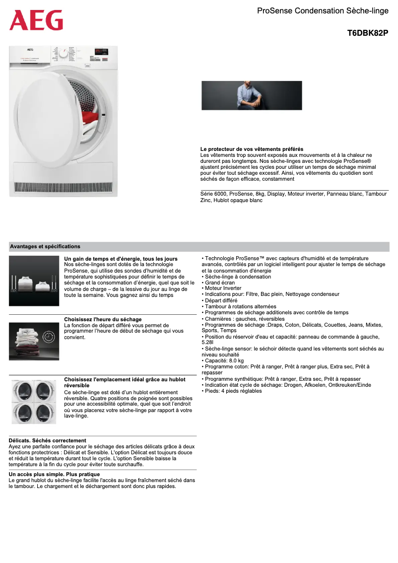 Image de la première page du manuel de l'appareil T6DBK82P