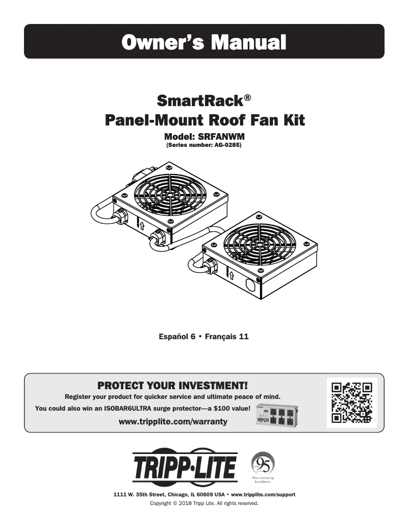Image de la première page du manuel de l'appareil SRXFANWM