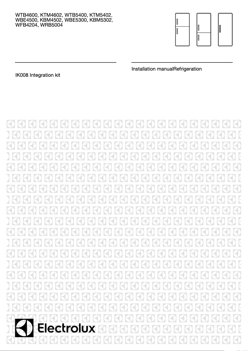 Page 1 de la notice Guide d'installation Westinghouse WTB5400WA