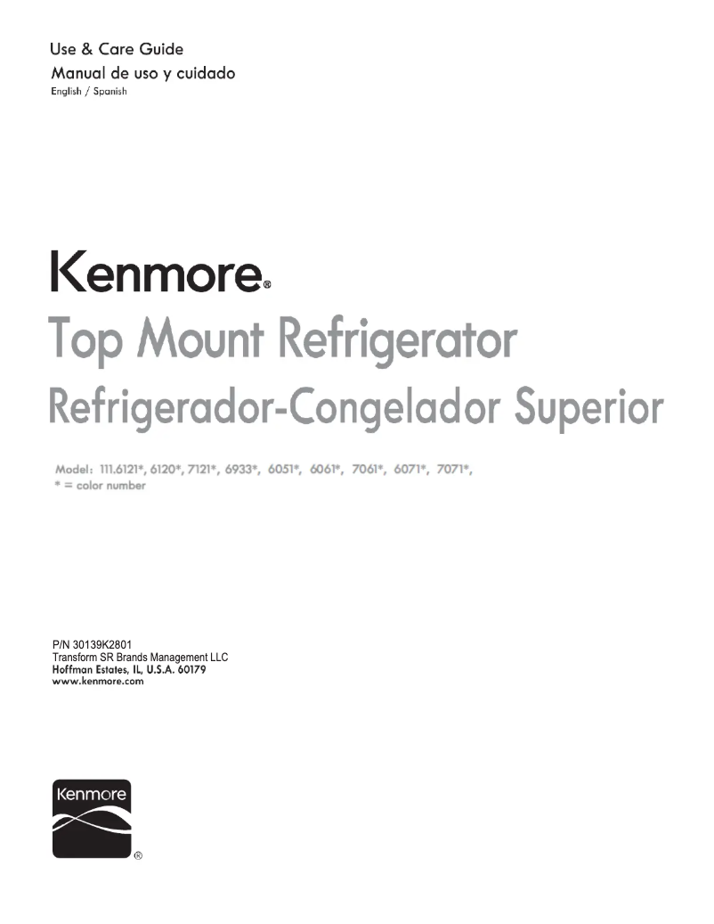 Page 1 de la notice Manuel utilisateur Kenmore 60615