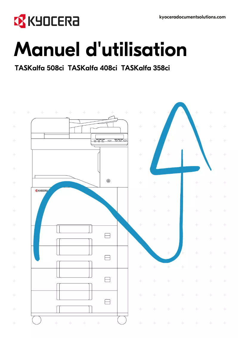 Page 1 de la notice Manuel utilisateur Kyocera TASKalfa 358ci