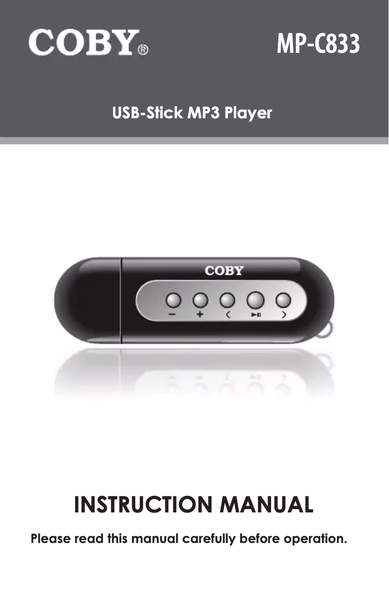 Image de la première page du manuel de l'appareil MP-C883