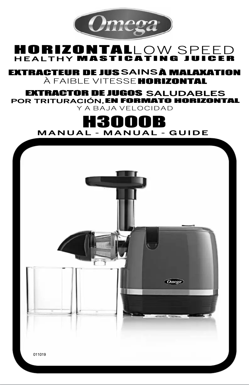 Page n°1 - Manuel utilisateur Omega H3000B