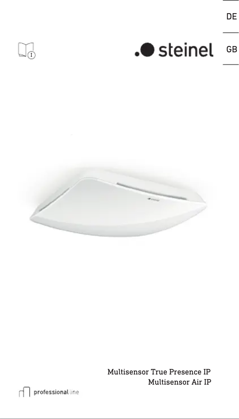 Image de la première page du manuel de l'appareil Multisensor True Presence IP