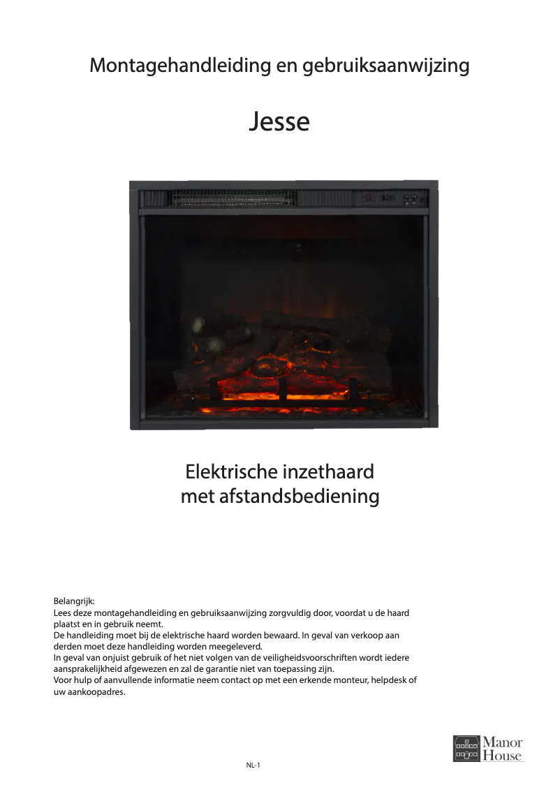 Image de la première page du manuel de l'appareil Jesse